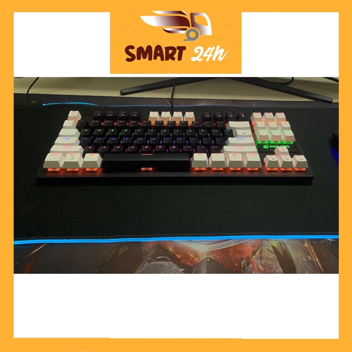 ĐIỆN MÁY-Bàn Phím Cơ Máy Tính K2 PRO Blue Switch Led RGB 10 Chế Độ Màu Khác Nhau - Bấm Êm, Chơi Game, Dùng Văn Phòng