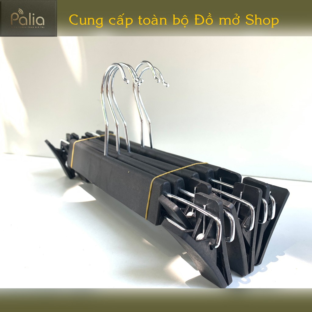 kẹp quần nhựa đen cao cấp dùng để kẹp chân váy,quần dùng cho shop quần áo thời trang,gia đinh