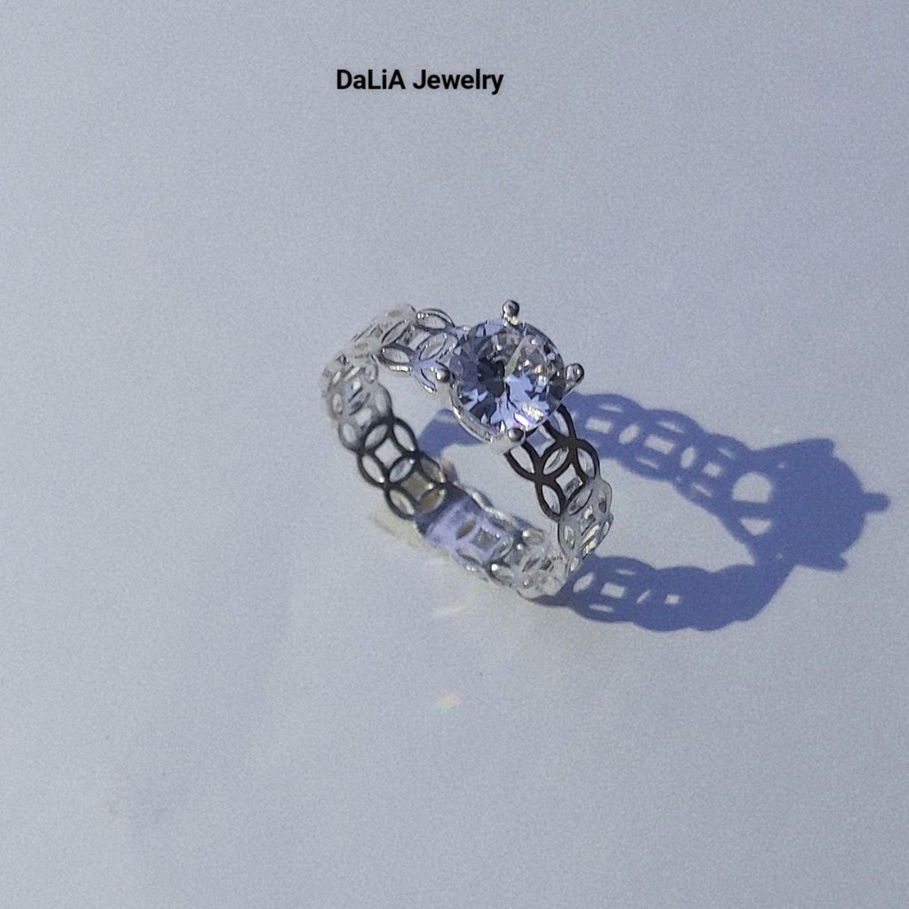 Nhẫn bạc nữ DaLiA Jewelry Kim tiền may mắn tài lộc