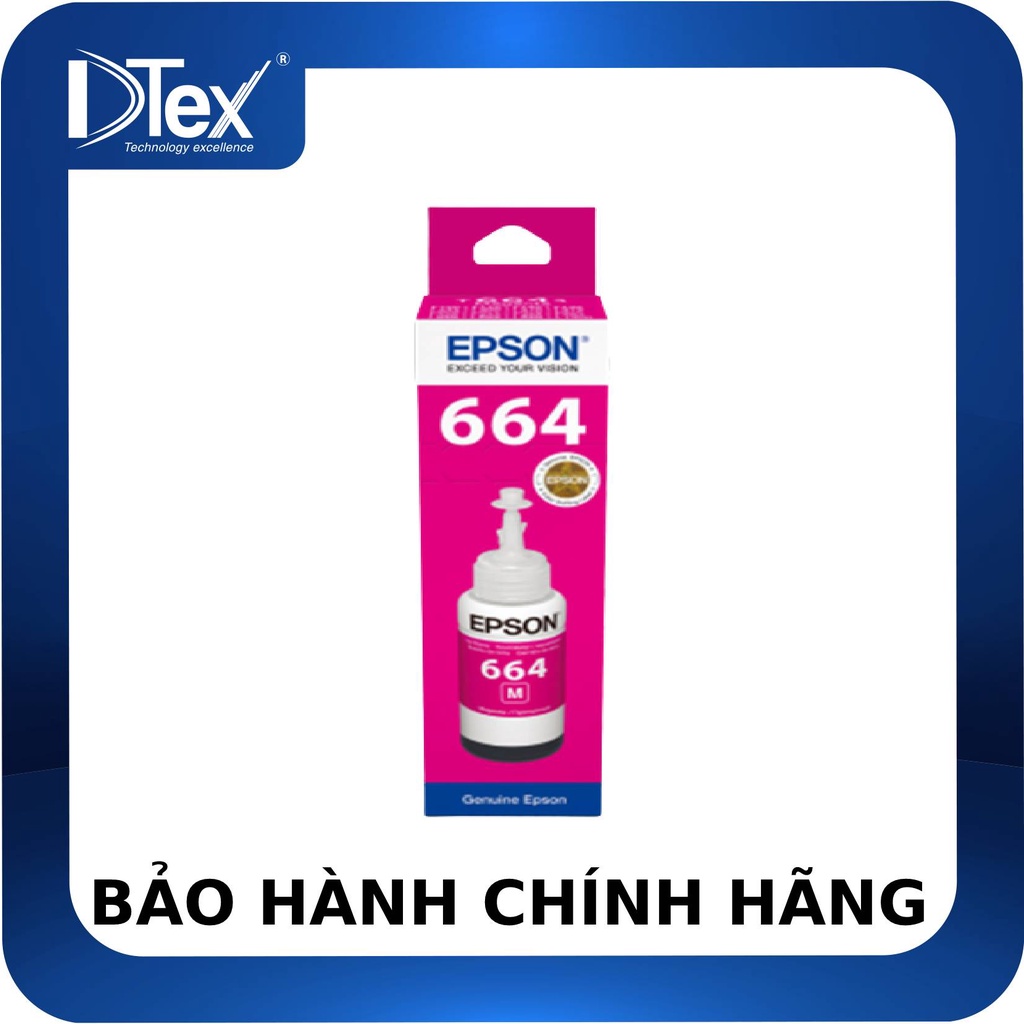 MỰC IN EPSON T6643 ĐỎ (C13T664300) - HÀNG CHÍNH HÃNG