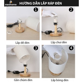 Đèn Ngủ Minimal Lamp 6 Thiết Kế Tặng 1 Bóng Đèn - Đèn Ngủ Để Bàn Phong Cách Châu Âu