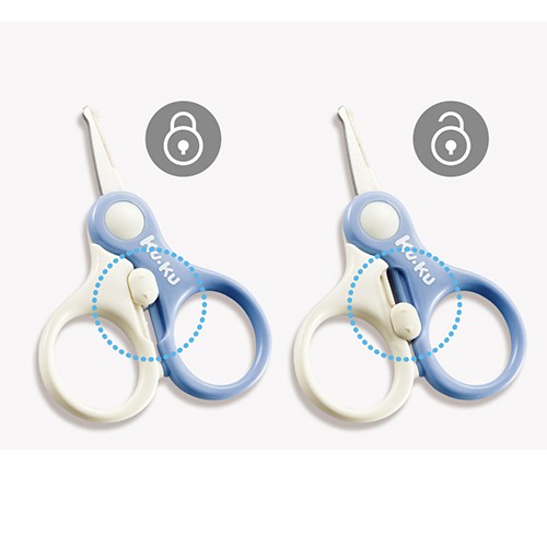 Kéo cắt móng tay cho bé từ 6 tháng tuổi an toàn không phạm da bé kuku ku3035