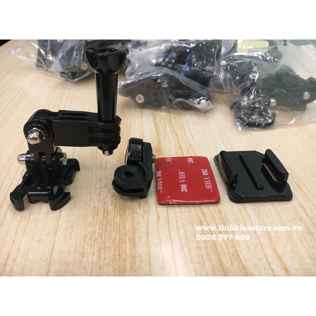 Bộ Phụ Kiện Gắn Camera bên hông mũ bảo hiểm