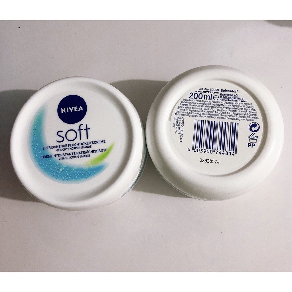 Kem Dưỡng Ẩm Nivea Soft 200ml,Kem Dưỡng NIVEA Soft chiết xuất từ dầu jojoba và vitamin E | BigBuy360 - bigbuy360.vn