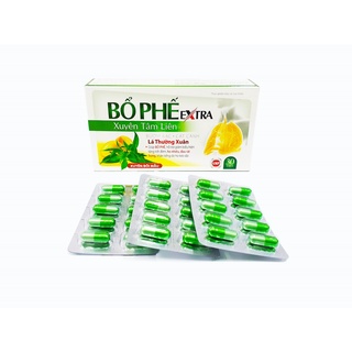 Bổ Phế Extra Hỗ trợ giảm ho, đau rát họng - Hộp 30 viên