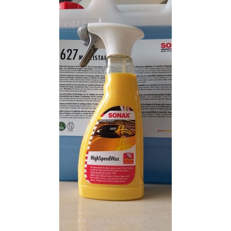 Chai xịt phủ NANO làm bóng nhanh cho sơn xe ô tô, xe máy - SONAX 287400 và 288200