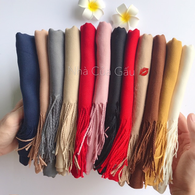 Khăn len nam, nữ cashmere hàng loại 1