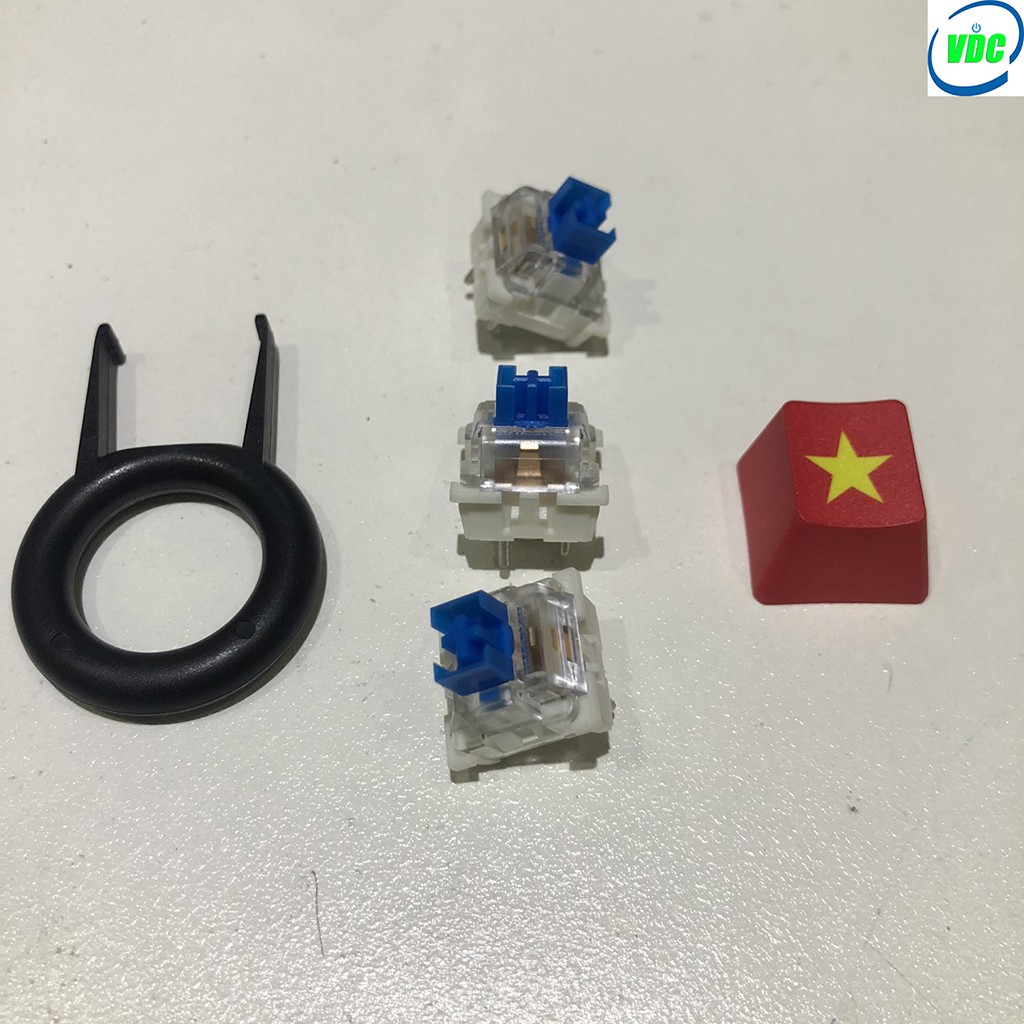 Bàn phím cơ E-DRA EK3104 PRO CHERRY SKY DOLCH - Siêu phẩm năm 2020 - Keycap: PBT Sky Dolch - Bảo hành 2 năm chính hãng