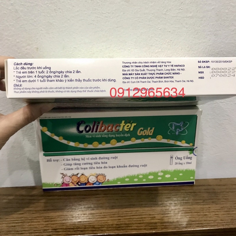 Men vi sinh sống colibacter Gold men Bạch Mai hỗ trợ tiêu hoá cho trẻ em và người lớn có bệnh về đường ruột