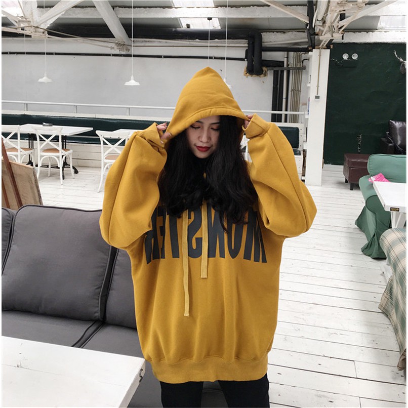 SUXI Áo tròng đầu nữ dài tay kích cỡ lớn