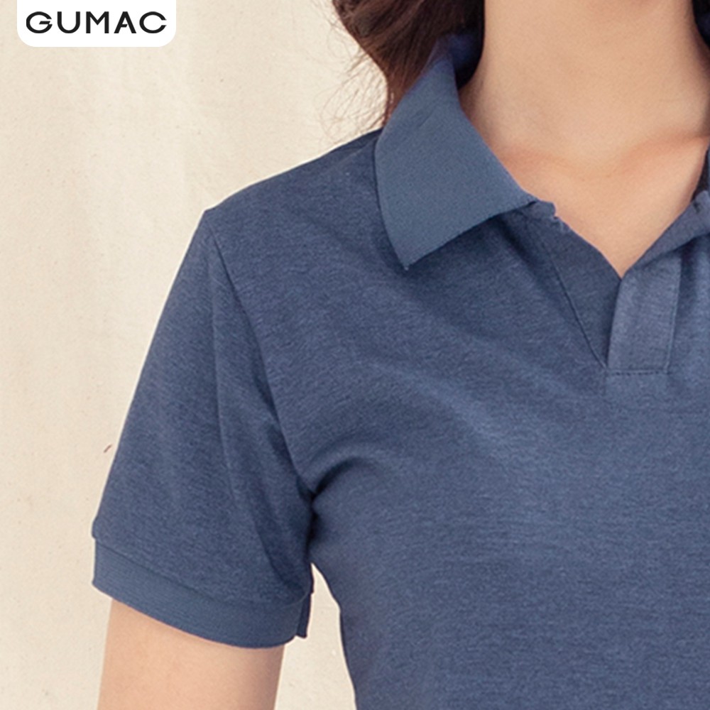 [Mã WAGU12 giảm 20% tối đa 50k đơn 150k] Đầm polo nẹp xẻ V DA1008 GUMAC | BigBuy360 - bigbuy360.vn