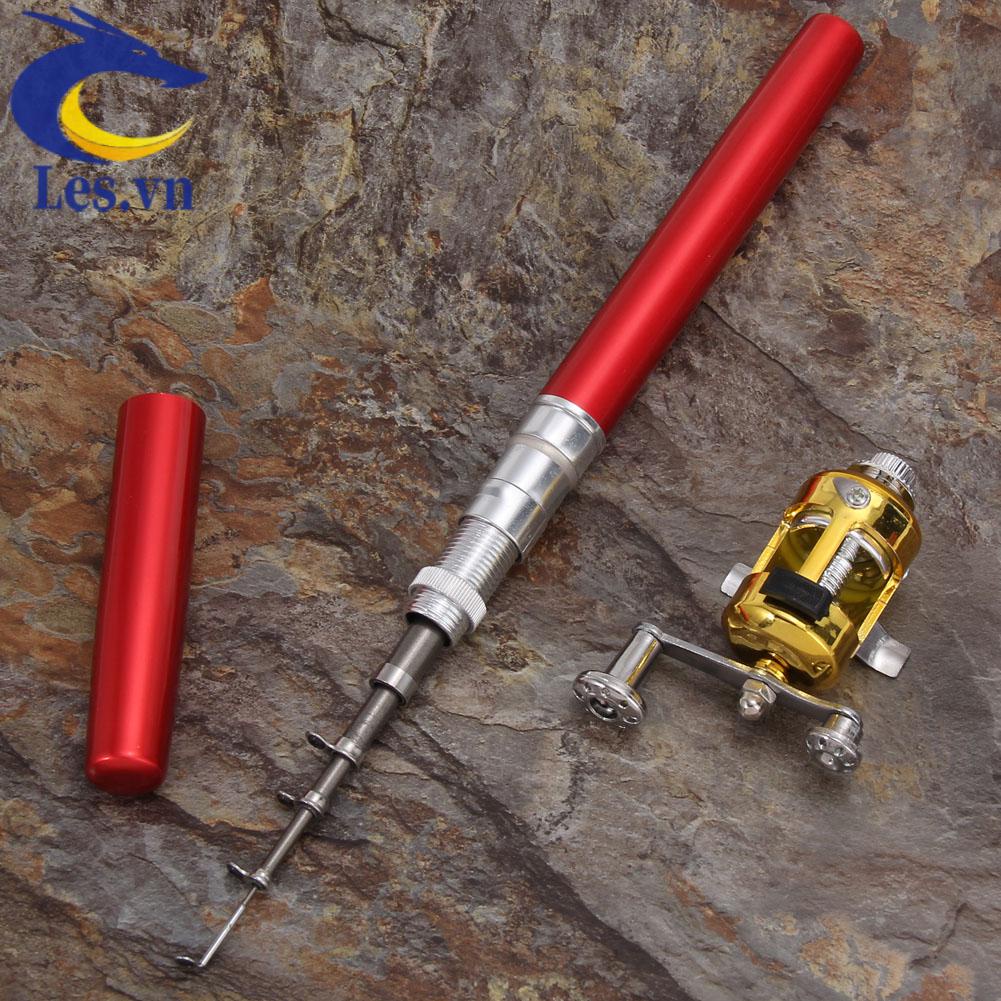 Cần Câu Cá Mini Bỏ Túi Bằng Hợp Kim Nhôm