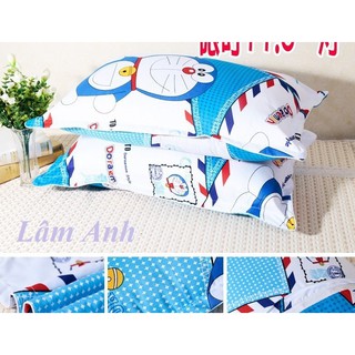Vỏ Gối Nằm Gối Ôm Cotton Doremon