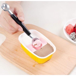Muỗng Múc Trái Cây, Kem, Thạch Rau Câu 2 Đầu