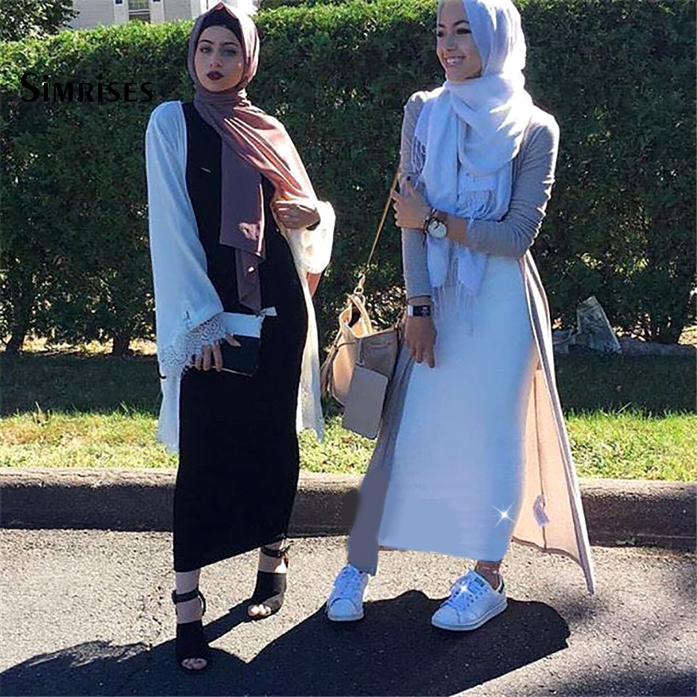 Chân Váy Bút Chì Dài Dày Dặn Ôm Dáng Phong Cách Hồi Giáo Cho Nữ