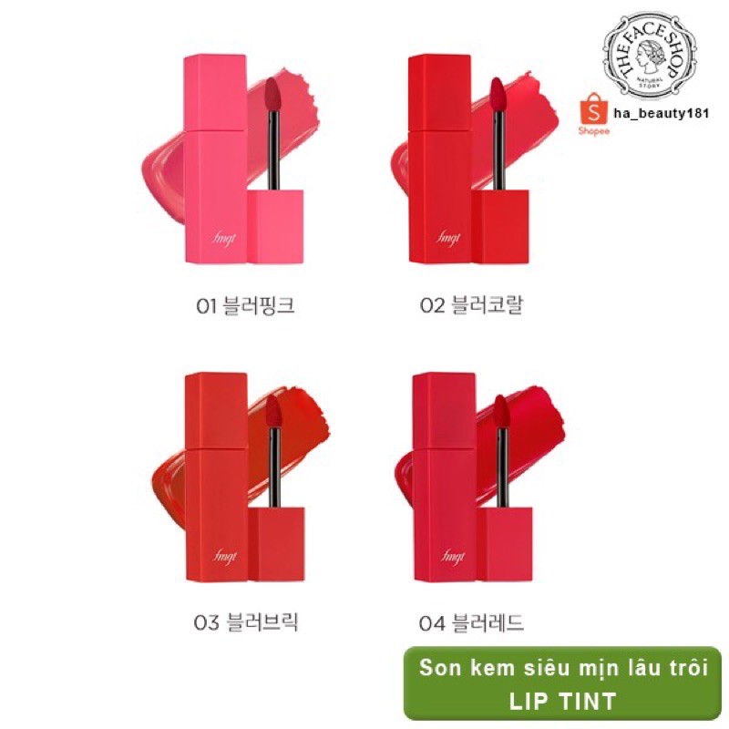 (AUTH) Son kem lì Mịn fmgt VELVET TINT The Face Shop Auth