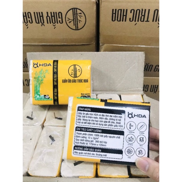 Gói giấy ăn Gấu Trúc HDA  CAO CẤP. .ĐTBX