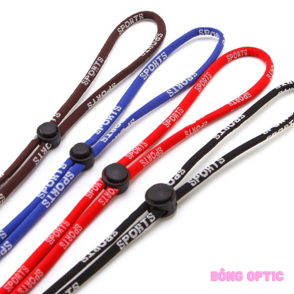 [HCM] Dây Đeo Kính Nút Tròn Điều Chỉnh Được Cho Nam Nữ Dây Đeo Kính Chống Trượt Dây Đeo Kính Mắt Dây Đeo Cổ Kính Mắt