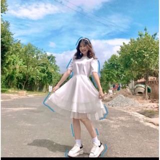 Đầm công chúa 2 tầng
