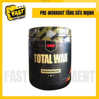 Pre-workout total war |redcon1| hỗ trợ tăng sức mạnh, sức bền 30 lần dùng