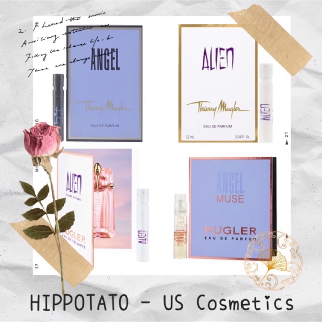 🌷 Thierry Mugler Angel Sample vial mẫu thử nước hoa Nước hoa