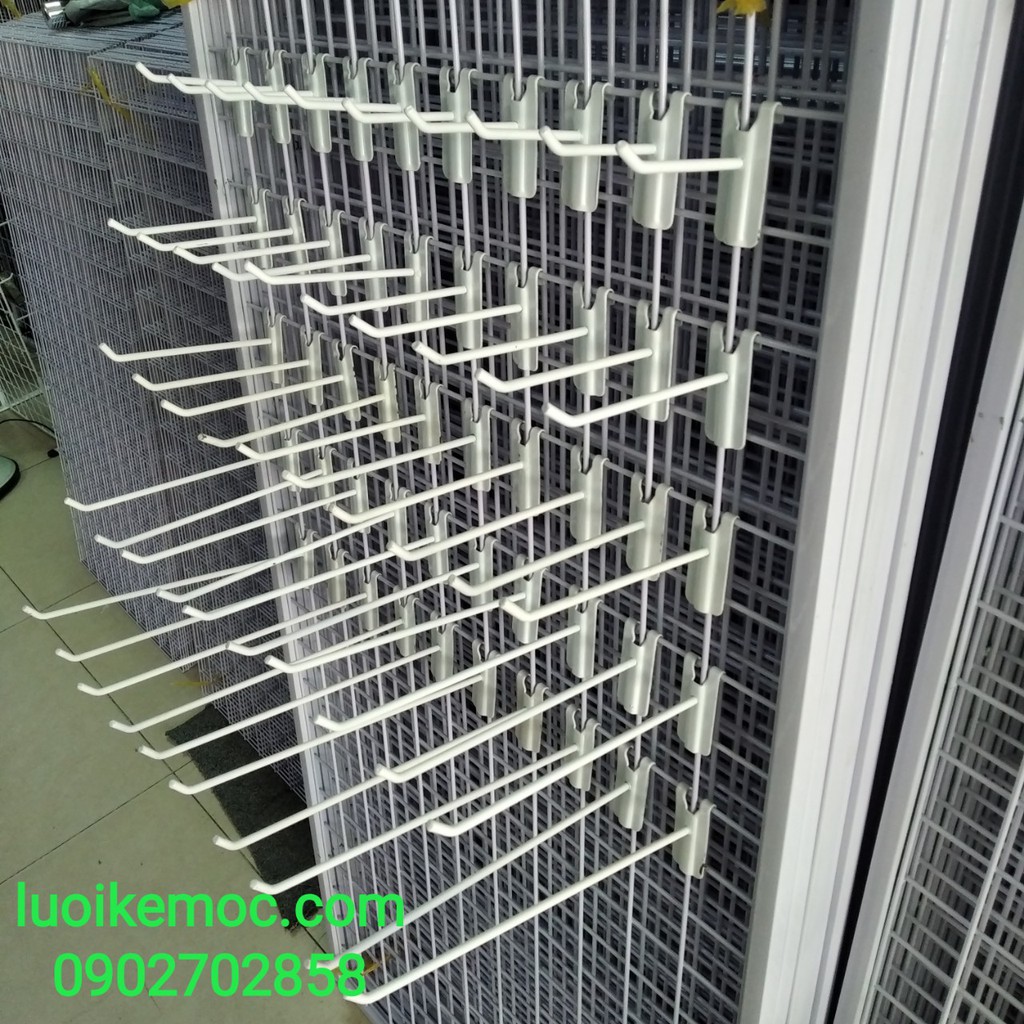 Block 10 Móc Treo Phụ Kiện Cao Cấp Màu Trắng - Ko rỉ sét