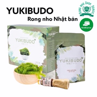 Rong nho Tách nước YUKIBUDO + tặng Nước chấm mè rang kewpie chai 180ml