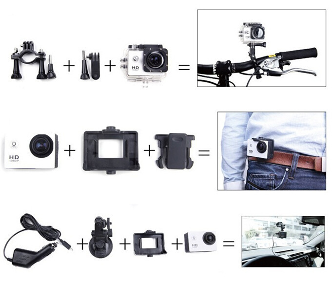 Camera Hành Trình Sports 1080HD Với Nhiều Chế Độ Quay Phim, Chụp Hình