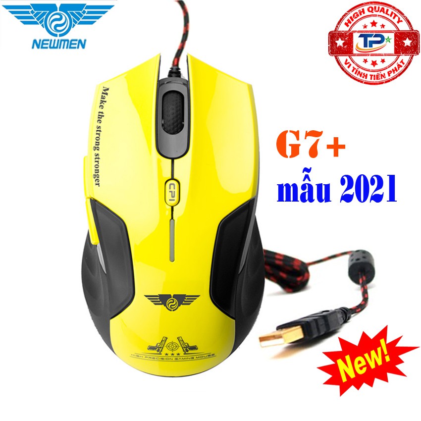 ☫┋Chuột quang chuyên game có dây Newmen G7 + Plus mẫu 2021 / 2022 tất cả trong tầm ngắm