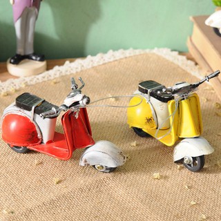 Mô hình xe máy bằng sắt dùng trang trí