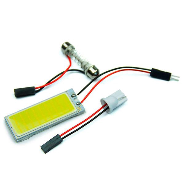 Đèn LED COB 12V Ánh Sáng Trắng Gắn Trần Xe Ô Tô