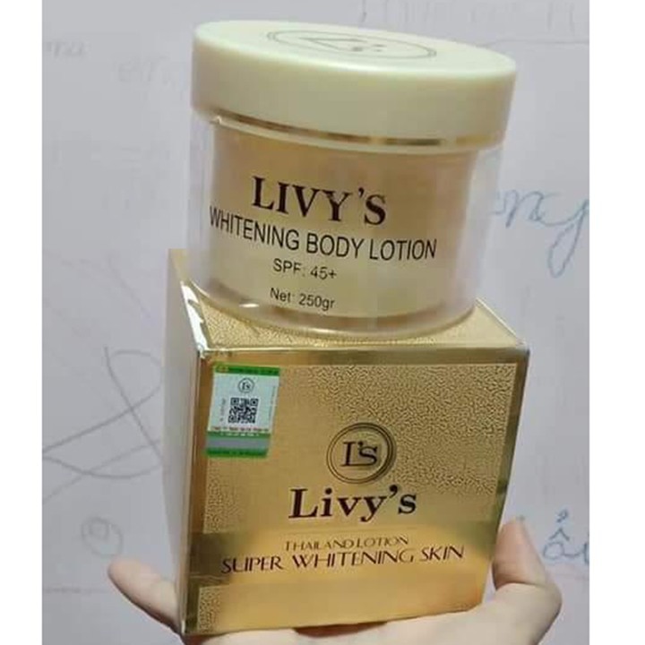 KEM DƯỠNG TRẮNG BODY LIVY THÁI LAN tác dụng dưỡng trắng da từ sâu bên trong, bảo vệ da không bị khô hay mất nước