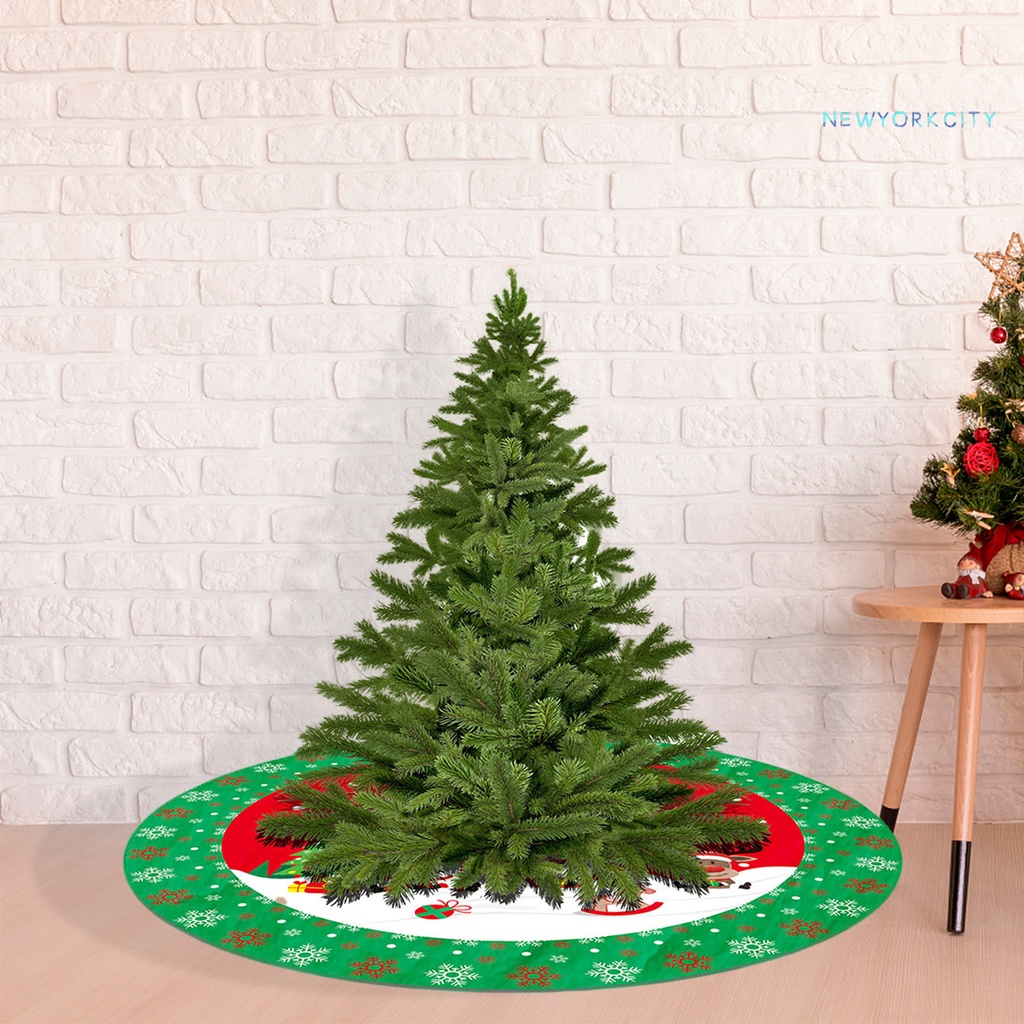 Chân Váy Mềm Mại Màu Trắng Dùng Trang Trí Cây Thông Giáng Sinh