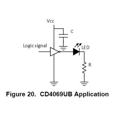 IC số CD4069UBE  / DIP-14 / 6 x NOT / Linh Kiện Điện Tử