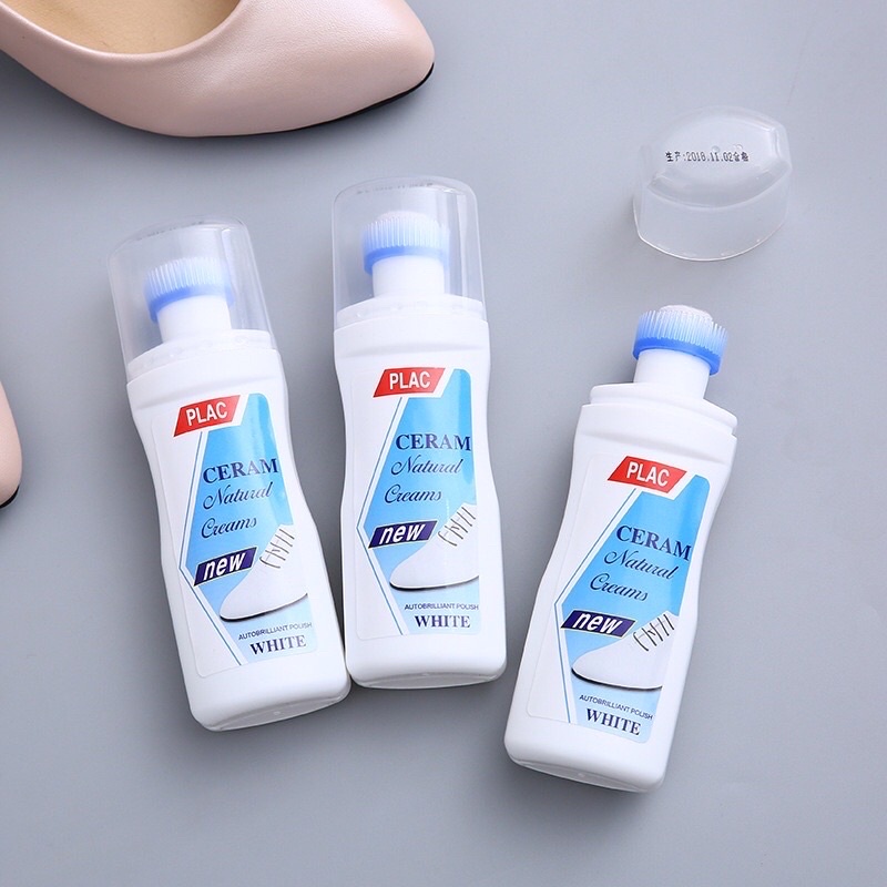 [FREE SHIP] CHAI TẨY GIÀY CAO CẤP PLAC CREAM WHITE, TẨY GIÀY PLAC - Tổng Sỉ Toàn Quốc