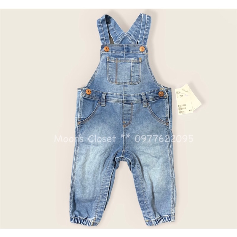 Quần yếm HM xuất dư size 6/9m-3/4y