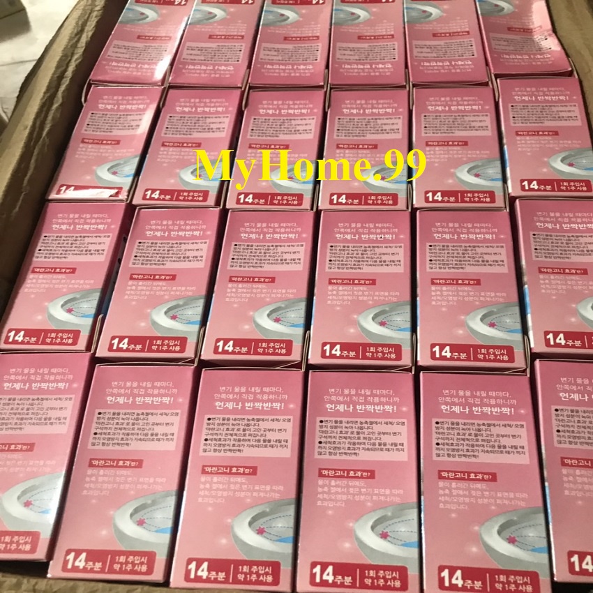 Gel khử mùi bồn cầu toilet bông hoa { lOẠI 1-VỎ HỘP CAO CẤP 7 MÙI} trang trí đẹp mắt