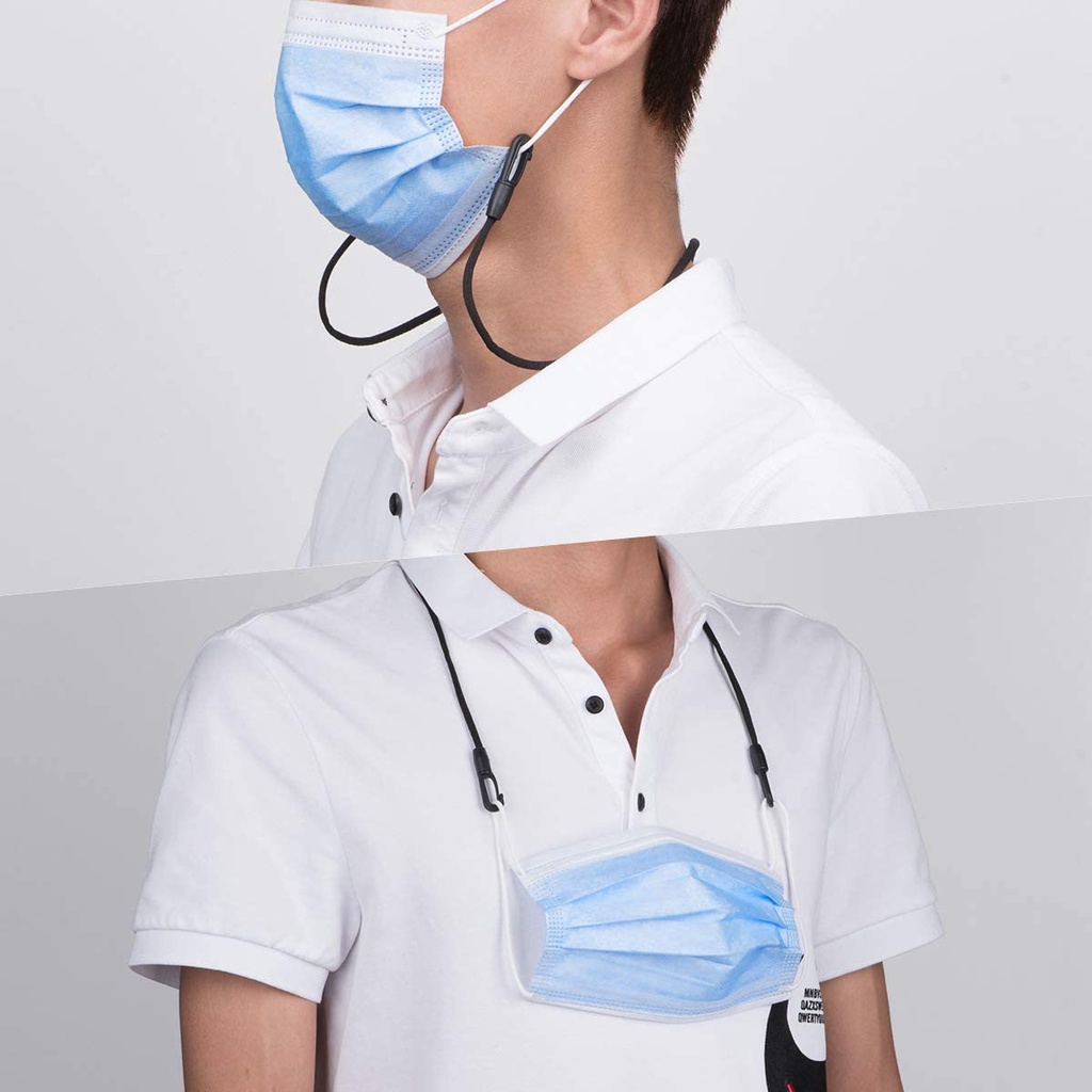 Dây Đeo Khẩu Trang Nối Dài Chống Trượt Giảm Đau Đa Năng Có Khóa Điều Chỉnh Được