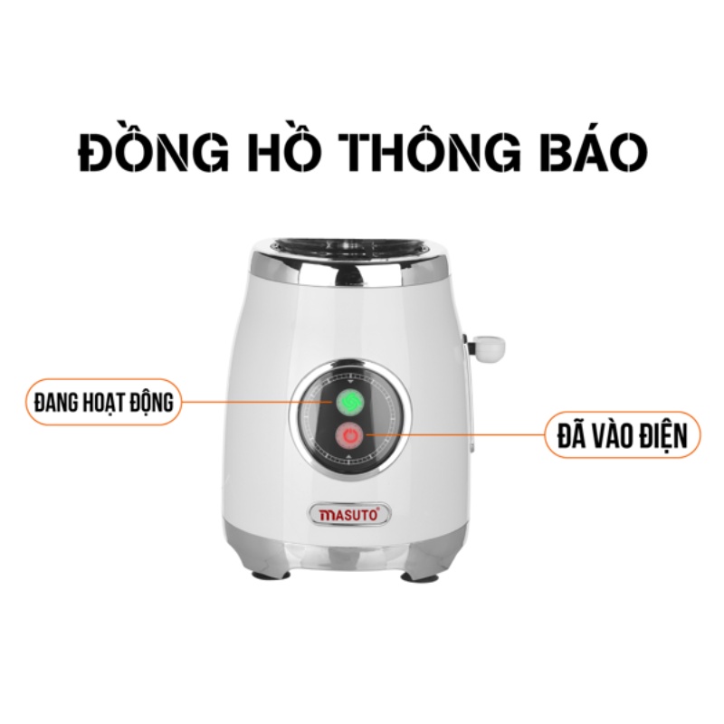 Máy Xay Đa Năng Masuto Blender Xay Sinh Tố , Xay Đồ Ăn Dặm , Xay Thực Phẩm Healthy Công Nghệ Nhật Bản