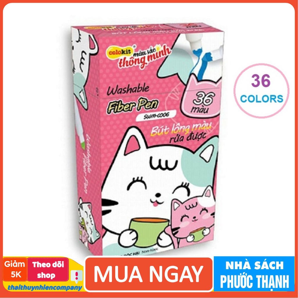 Bút lông màu FIBER PEN 36 màu - 20 màu thương hiệu Colokit