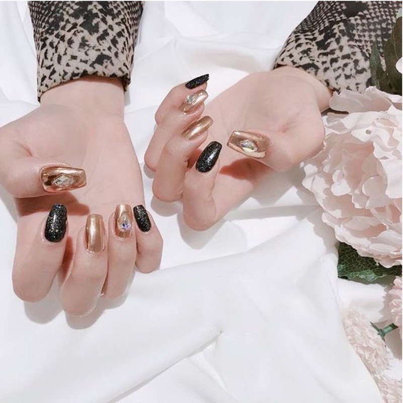 Bột Tráng Gương , Màu Bột Tráng Gương Nail Mịn Bám Móng Tốt , Kềm Bến Thành