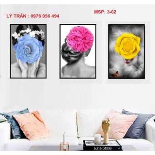 Bộ 3 tranh 40x60