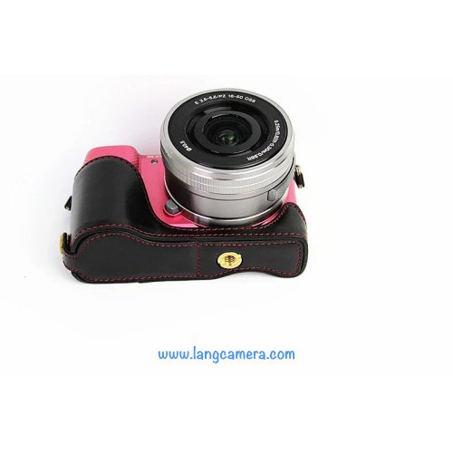 Bao da - Halfcase máy ảnh Sony A5000, A5100