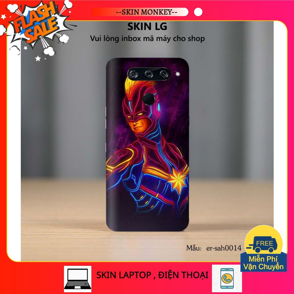 Skin dán cho các dòng điện thoại LG V30 - V40 - V50 - V60 in hình cực chất