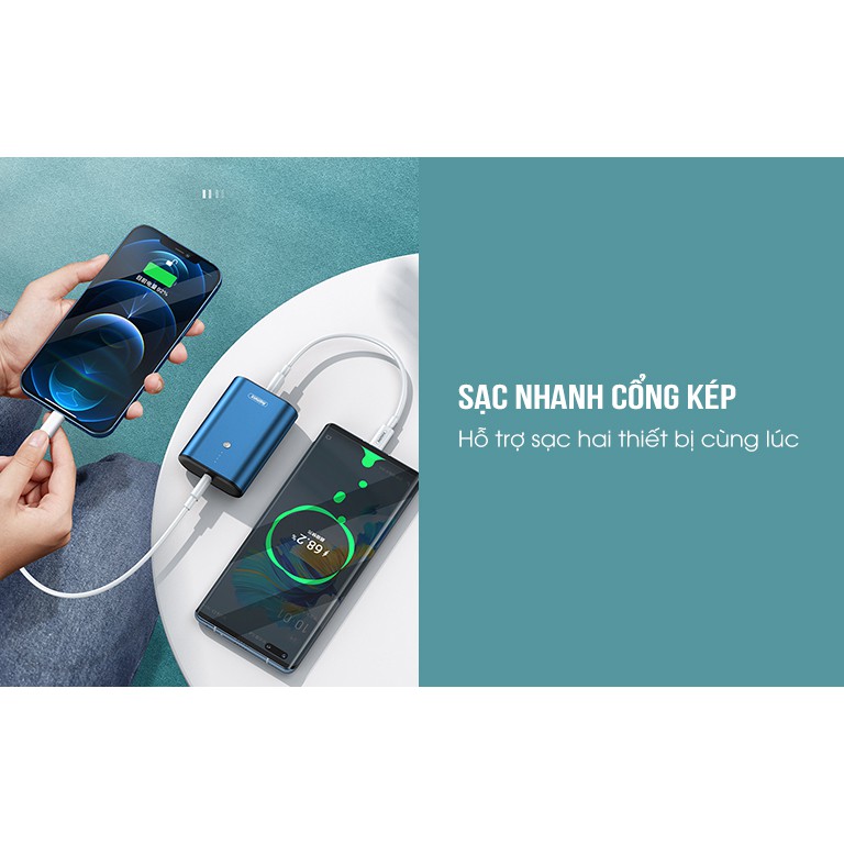 Pin Sạc Dự Phòng Mini Remax RPP-182 9000mAh Sạc nhanh QC3.0, Super Charge 22.5W, Type-C PD 18W - Hưng Long PC