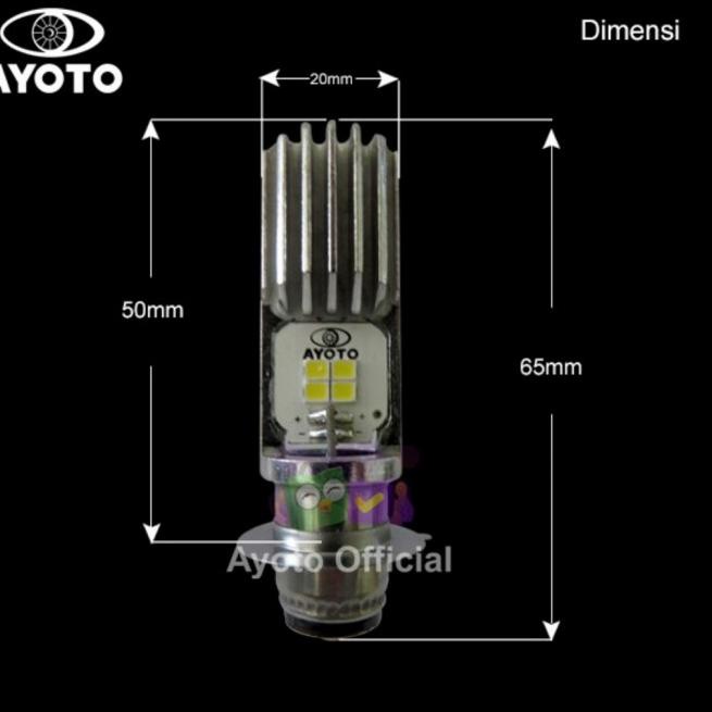 Người Bán Chạy Nhất -➷ Đèn LED M2B H6 AC DC Chuyên Dụng Cho Xe Mô Tô
