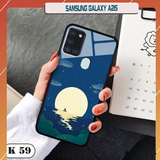 Ốp lưng kính 3D cho Samsung Galaxy A21S