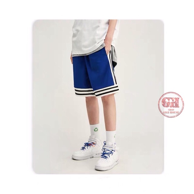 FREESHIP 50K - Quần Đùi Unisex Nam, Nữ 3 Sọc Thun 2 Da Phong Cách