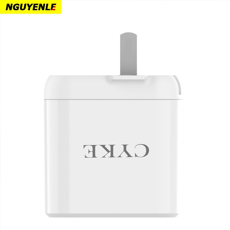 Củ sạc nhanh 18W PD QC 3.0 iPhone Samsung CYKE