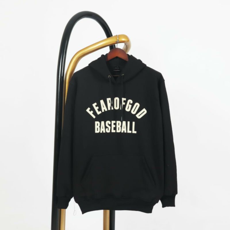 Fear OF GOD | Áo khoác Hoodie in chữ DISTRO FEAR Off GOD BASEBALL cá tính cho nam